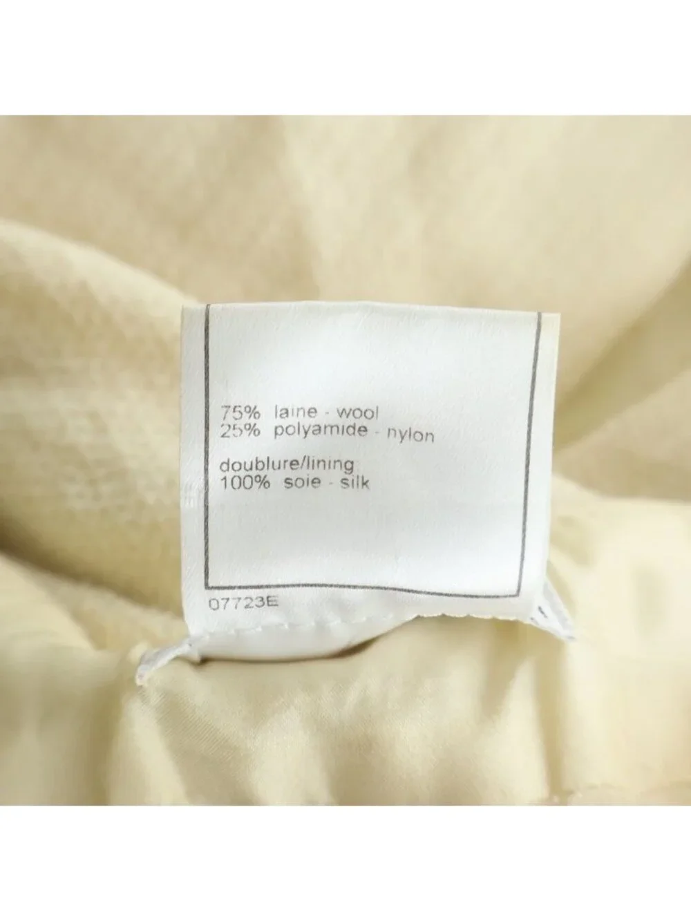 Chanel CC Logo Long Skirt Ivory 36